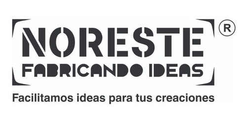 Noreste Ideas Stencil Palabra Combo X6u. Telas Muebles Cuadros 9.5x20 Cm 1