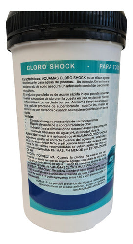 AQUAMAS Cloro Granulado Acción Rápida Para Piscinas 1