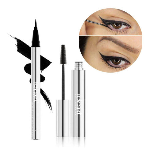 Idraet Liquid Eyeliner + Waterproof Mascara Kit 0