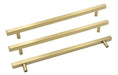 Tiradores Barra Cuadrado Metal Bronce 320mm Pack 8 0