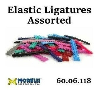 Morelli Elastic Ligature Module Assorted Colors X 1000 1