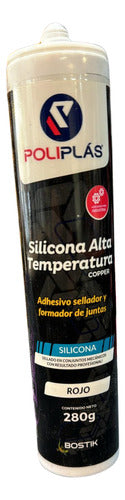 Poliplás High Temperature Silicone Red for Stoves/Ovens 1