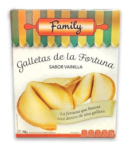 Galleta De La Fortuna Sabor Vainilla X 12 Uni. - Family. 0