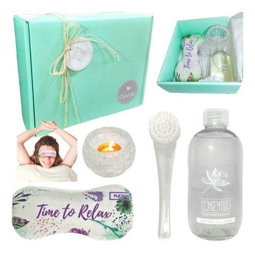 Spa Gift Set with Jasmine Aroma - Relaxation Zen Kit N41 - Set Gift Box Spa Regalo Aroma Jazmín Kit Zen Spa N41 Relax