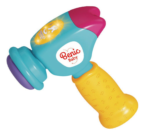 Benic Baby Hammer Toy with Sound and Light 1