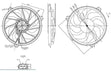 M&H Electro Ventilator Peugeot 206 1.4 / 1.9 Diesel / 2.0 Hdi 3