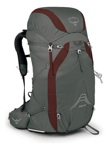 Osprey Eja 58l Mochila Mochilera Ultraligera Para Mujer, Gri 0