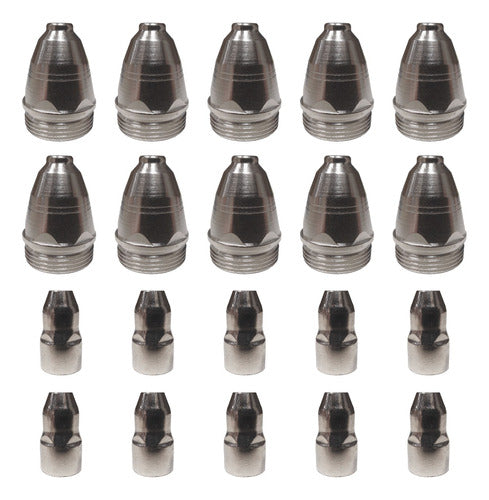 Plasma Torch Consumables Compatible with Tauro CPI 800 - Pack of 10 Units 0