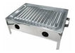 Portable Stainless Steel Tabletop Grill Tray BBQ Brasero 1