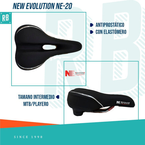 New Evolution Seat with Elastomers NE-20 - Racer Bikes 1