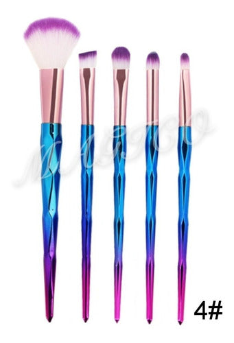 Beautifull Regalos Set of 5 Soft Gradient Handle Makeup Brushes 1