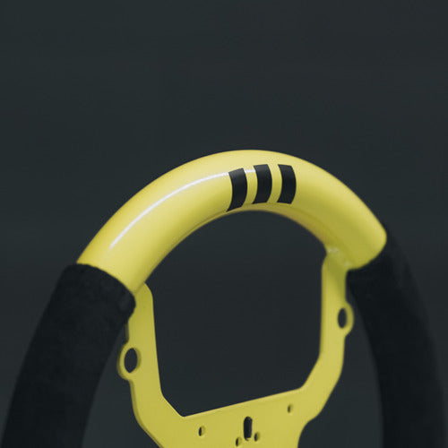Faster Kart Spider Yellow 330 Steering Wheel by Collino 4