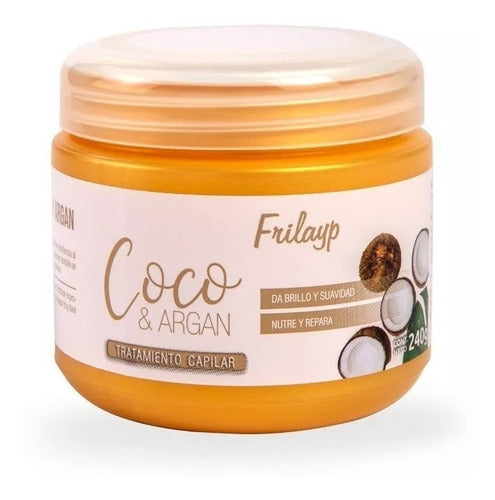 Frilayp Coco & Argan Cream Bath Brightness and Softness 240g X 6/uni 2