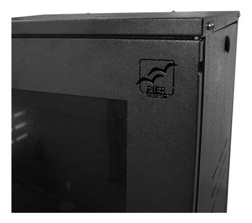 Mini Rack Cftv 12u 570mm Organizador Com Fechadura E Chaves 7