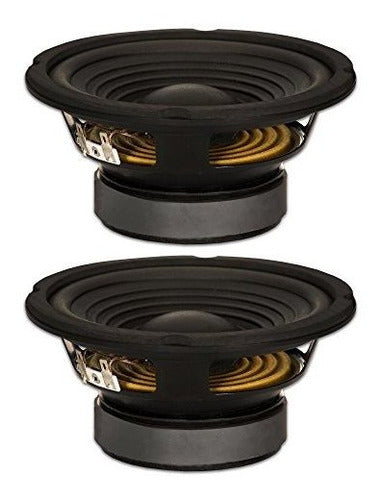 2 Goldwood Sound Gw2068 Oem 65 Woofers 180 Vatios Cada 8ohm 0