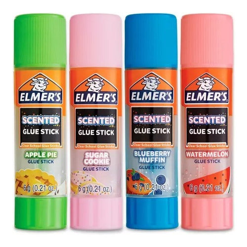 Elmer's Scented Glue Sticks 6g X 4 Adhesives 0