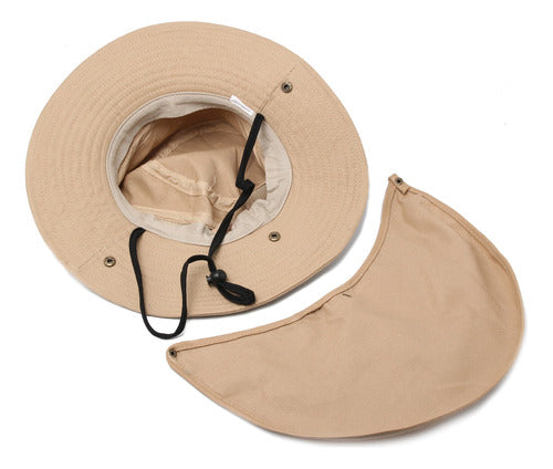 Australian Fishing Hat with Neck Flap - Elástica Brand 3