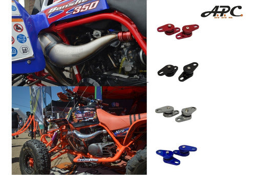 Forceparts Exhaust Supports for Banshee 350 Steel 2