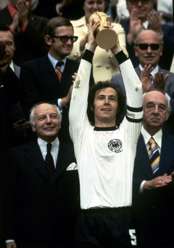 Germany 1974 World Cup Beckenbauer - Muller Retro T-Shirt 4