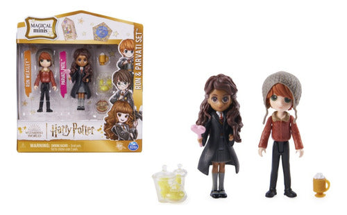 Spin Master Harry Potter Magical Minis Ron and Parvati - Original 0