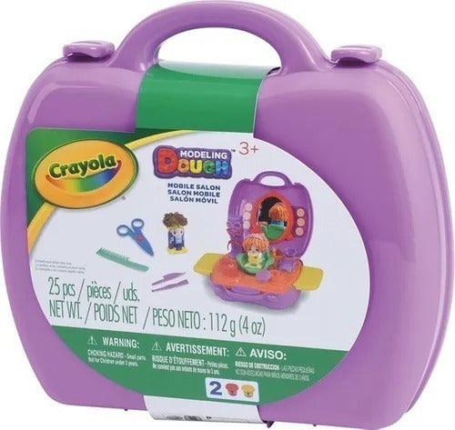 Kreker Valija Masas Crayola Modeling Dough 25 Piezas Peluquería 0