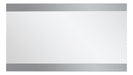 Reflejar Rectangular Polished Mirror with Gray Bands 45x80 0