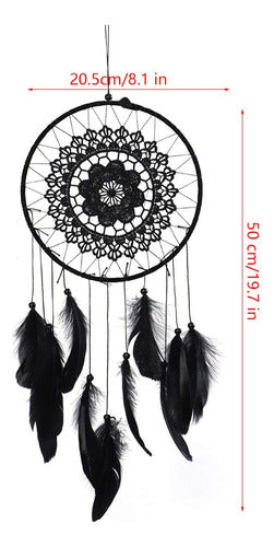 Natudeco Wall-Mounted Dreamcatcher with Feathers 5