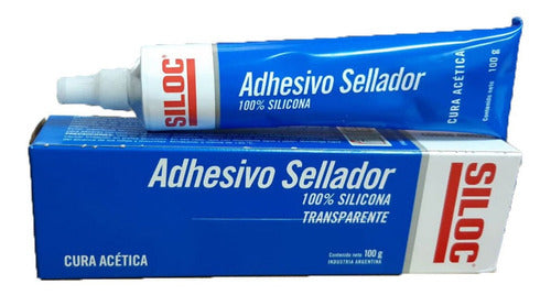 Silicona Acida Siloc  Transparente 100g G P 0