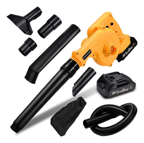 YIVENC Wireless Leaf Blower with Lithium Battery and Charger 0