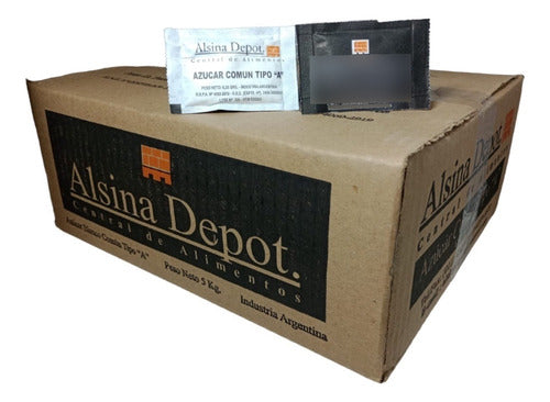 Alsina Depot Sugar in Sachets, Box of 800 Units of 6.25 Grams 0