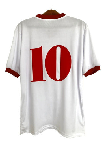 Estudiantes Champion 1982-1983 White Mc Retro T-Shirt 2