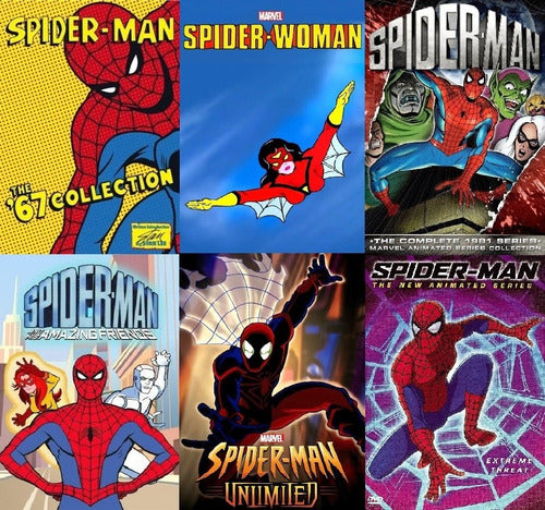 Spiderman Series Animadas El Hombre Araña Y Mujer Araña 0