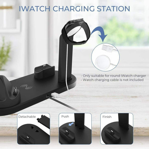 PP 5 In 1 Wireless Multi-Device Charging Base for Mobile Phones 5