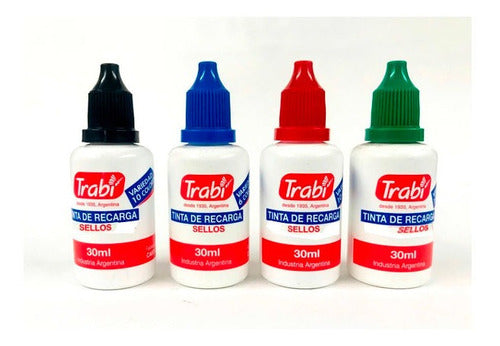 Trabi Ink for Stamps 30ml - 4 Available Colors 0