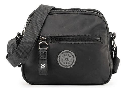 XL Extra Large Jara Black Crossbody Bag 0