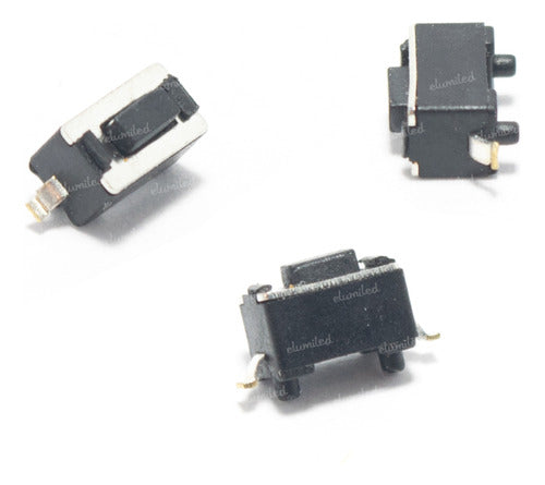 5 Tact Switch Buttons 6.0x3.5mm SMD X=4.3mm 0