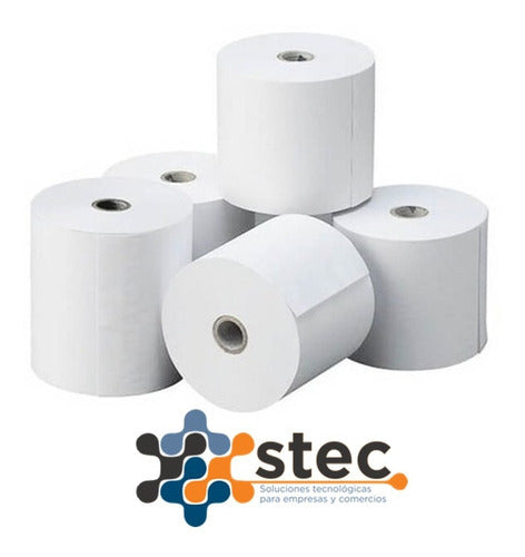 Genérica X100 Thermal Paper Roll 57x30 for POS Ticket Scales 2