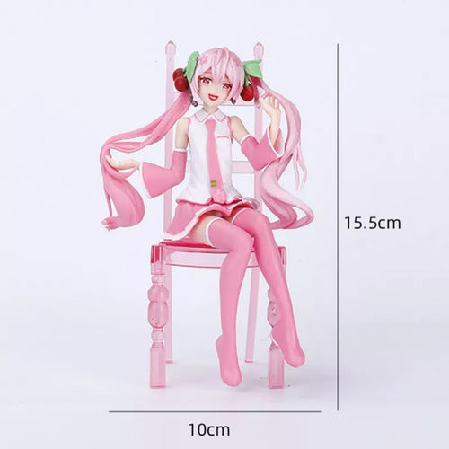 Koki Anime Store Miku Hatsune - Vocaloid Pop Star Sitting Figure 15cm 1