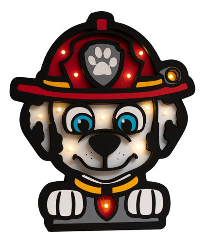 Polyluz Paw Patrol Led Lamp Marshall, Decoration, Birthday 0