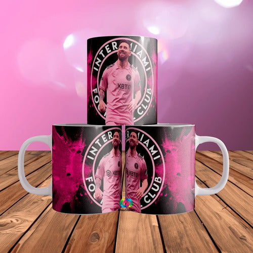 Tazas Inter Miami Messi  Souvenirs Cumpleaños Personalizada 3