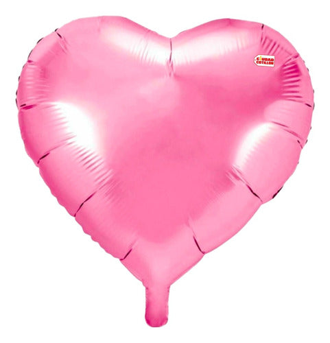 Mis Creaciones Set of Heart Printed Latex Balloons - 8u 1