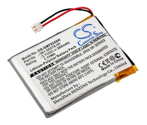 Cameron Sino Battery for Garmin Forerunner 920XT 361-00078-00 300mAh 1