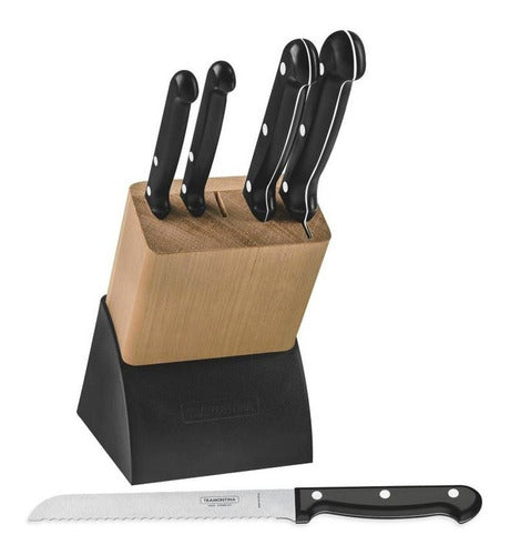 Tramontina Ultracorte 6-Piece Wood Block Knife Set 4