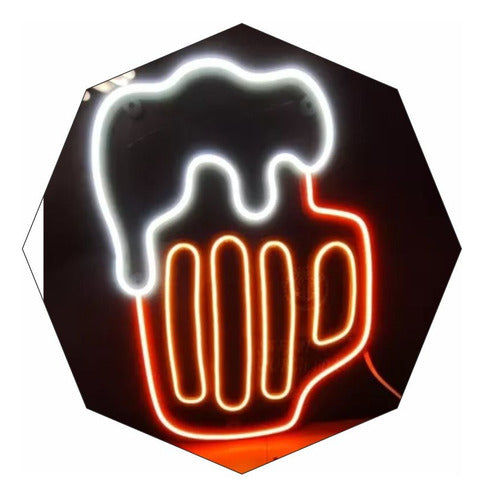 Safari Publicidad Neon LED Chopp Sign 36x50 Cm - Deco - Luminous 0