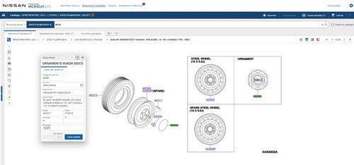 Nissan Original Wheel Center Hub for Frontier 0