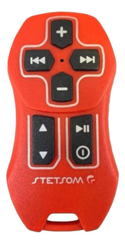 Controle Som Stetsom Longa Distância Sx 200 Metros Vermelho 1