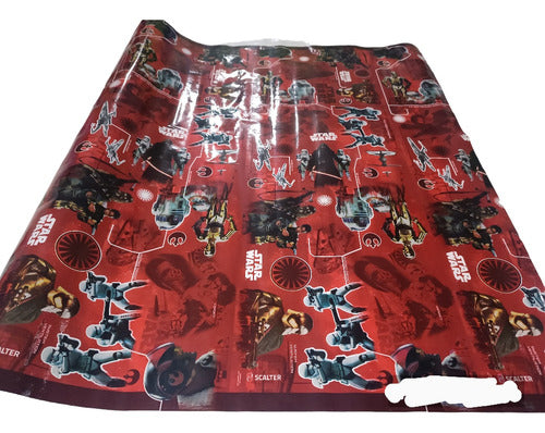 Lomas Metal Star Wars Tablecloth Vinyl - 1.40m Wide x 1 Meter Long 0