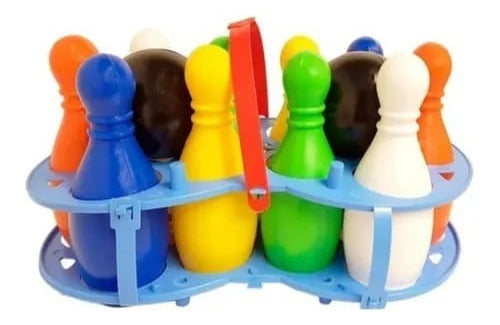 LUNI Bowling Plastic Children's Bowling Game with Pins and Balls 2