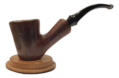 Pipa Alpha Rex Carved Bent Dublin Estate 9/10 Patagoniapipes 1