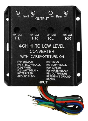 Blauline Impedance Adapter 4 Channels Remote Output 0